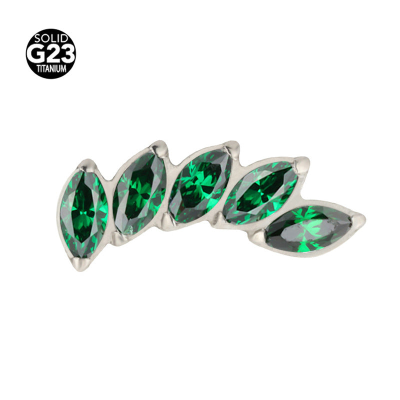 Five-Piece Stud Earrings