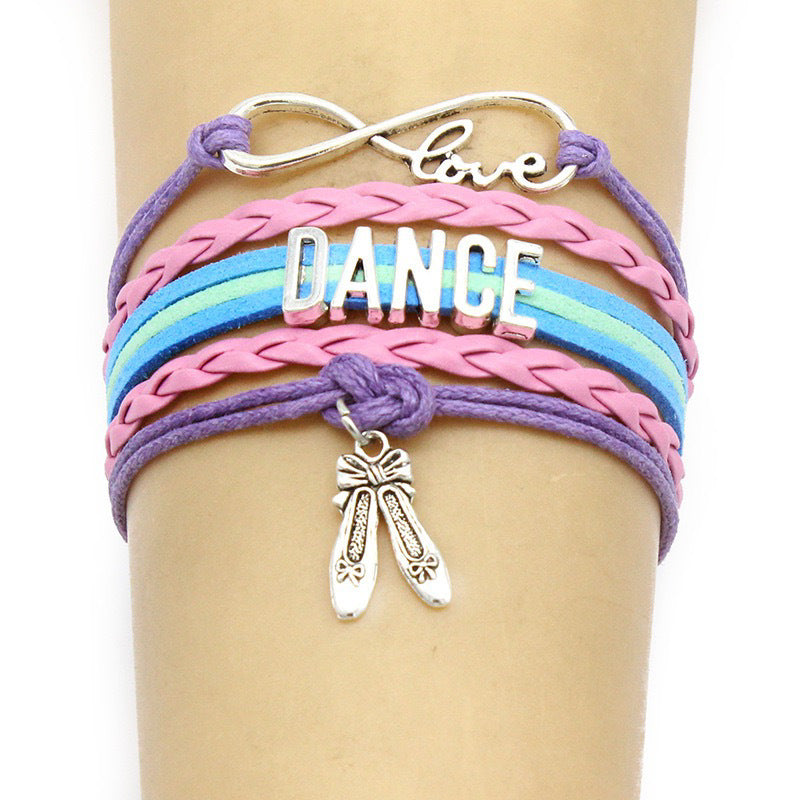 Women Multilayer Leather Rope Woven Bracelet