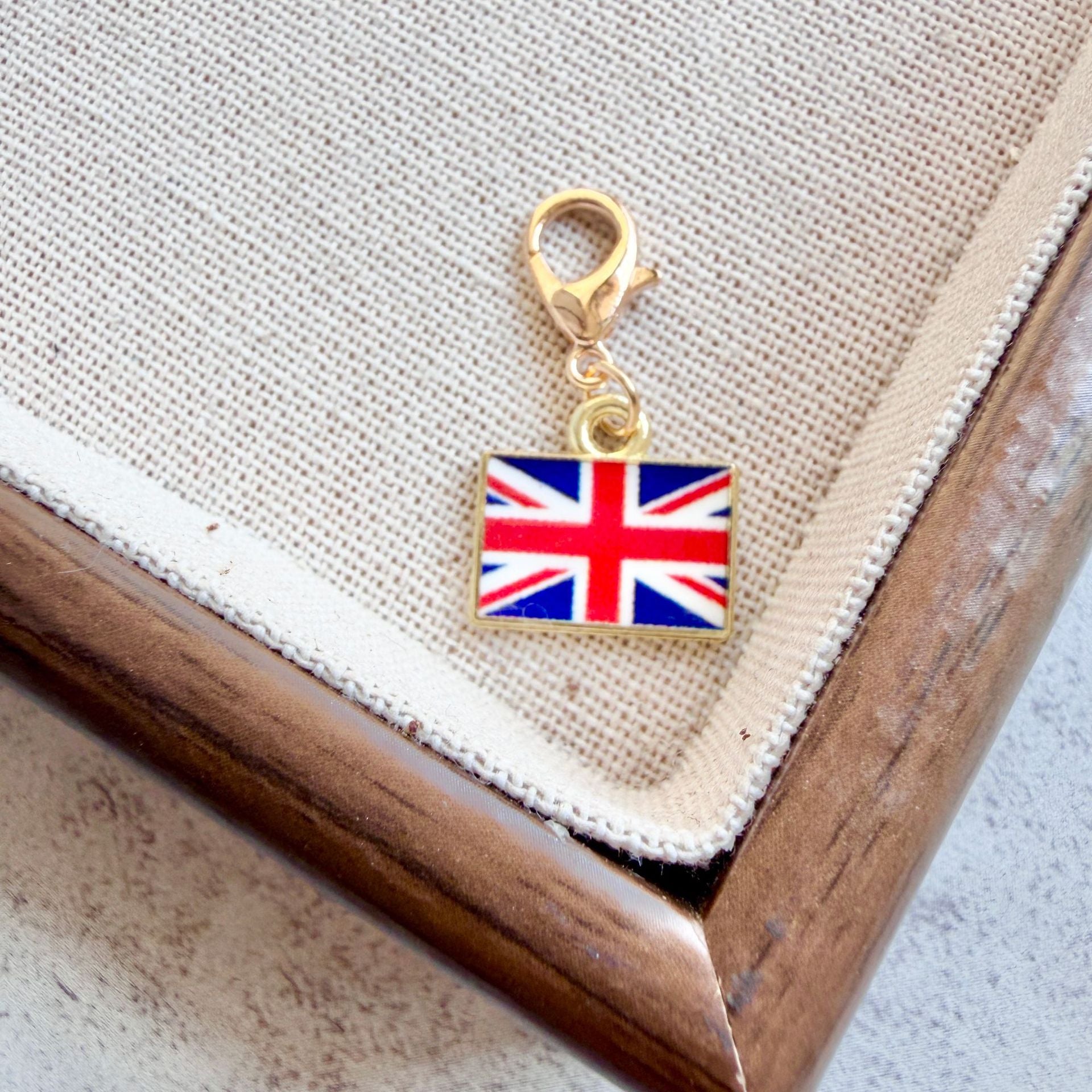Enamel Flag Keychain Pendant