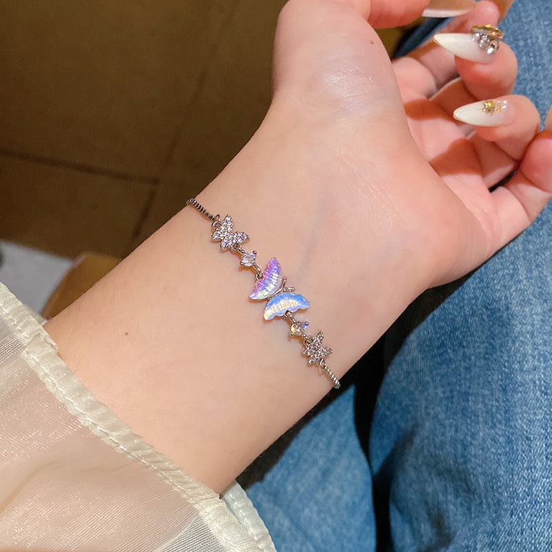 Zircon Pearl Bracelet