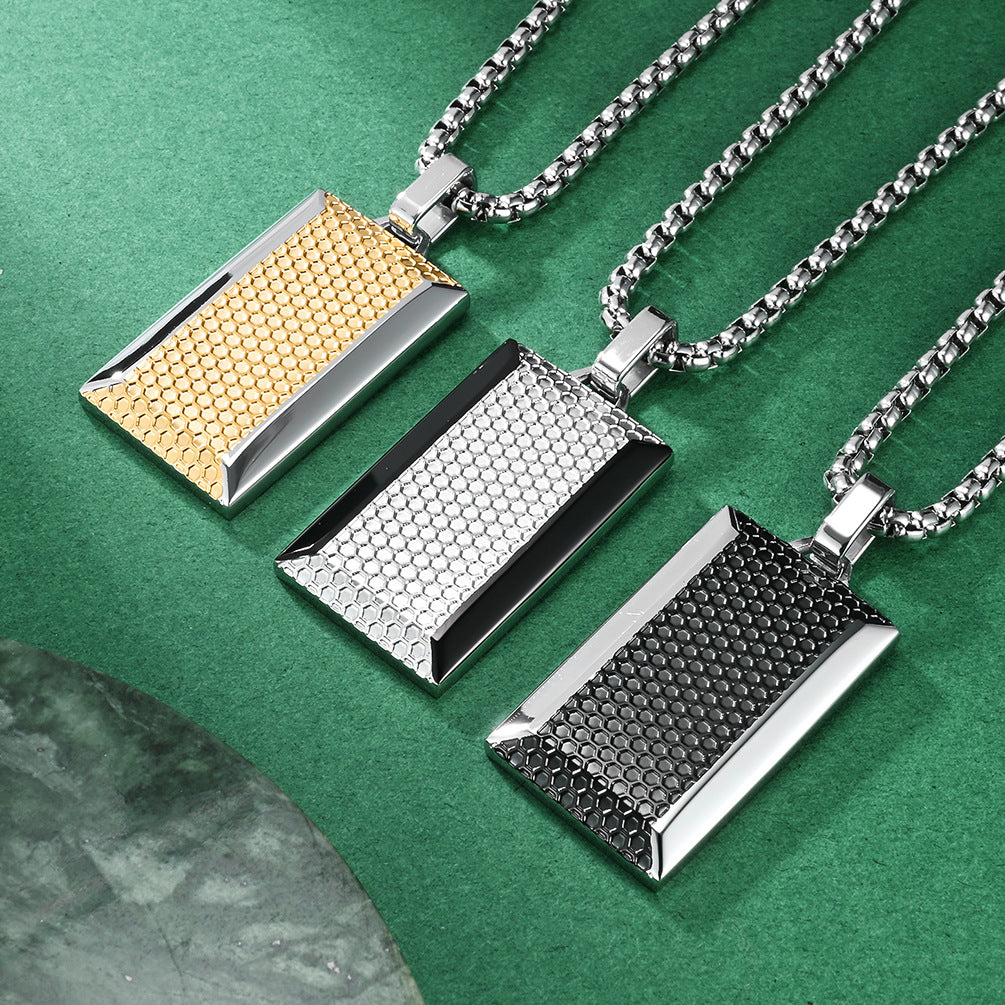 Square Men's Necklace