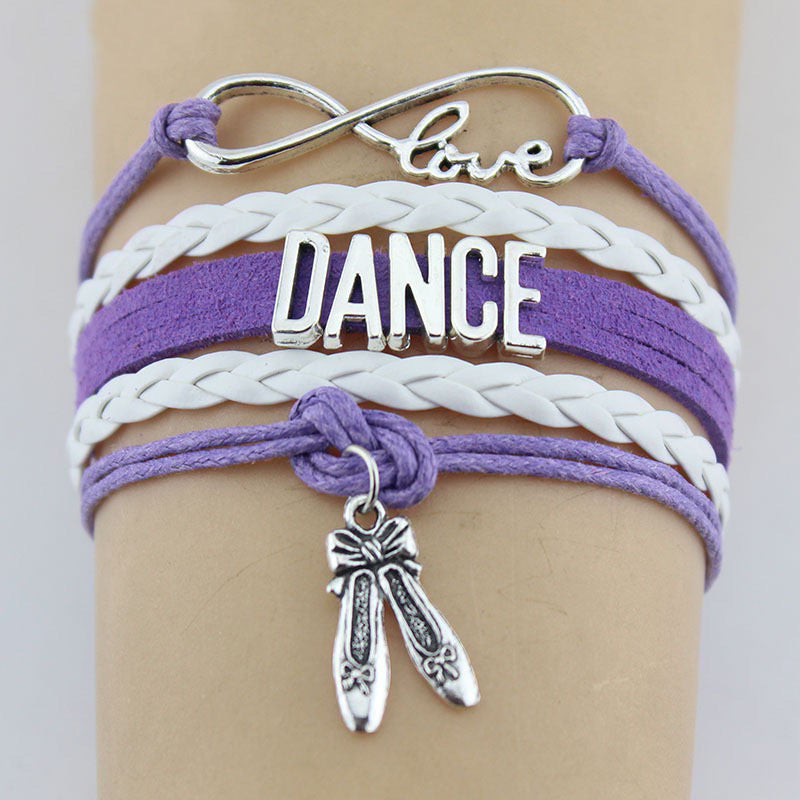 Women Multilayer Leather Rope Woven Bracelet