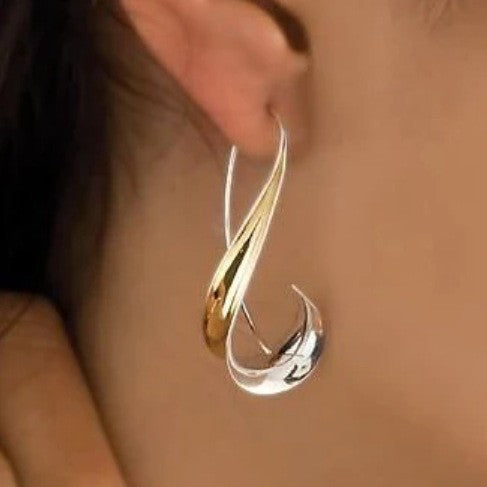 Geometric Ear Hook Earings