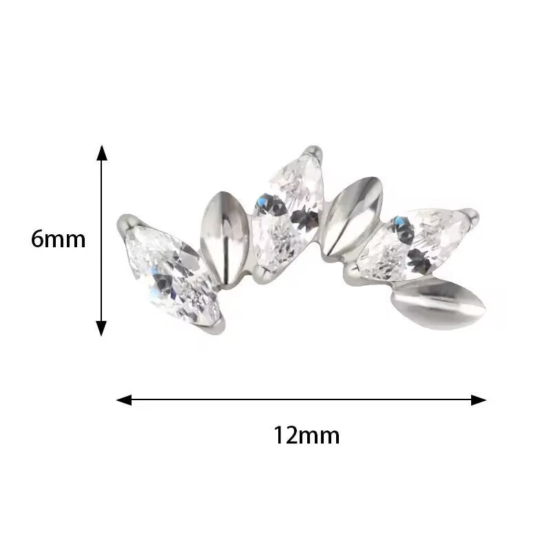Five-Piece Stud Earrings
