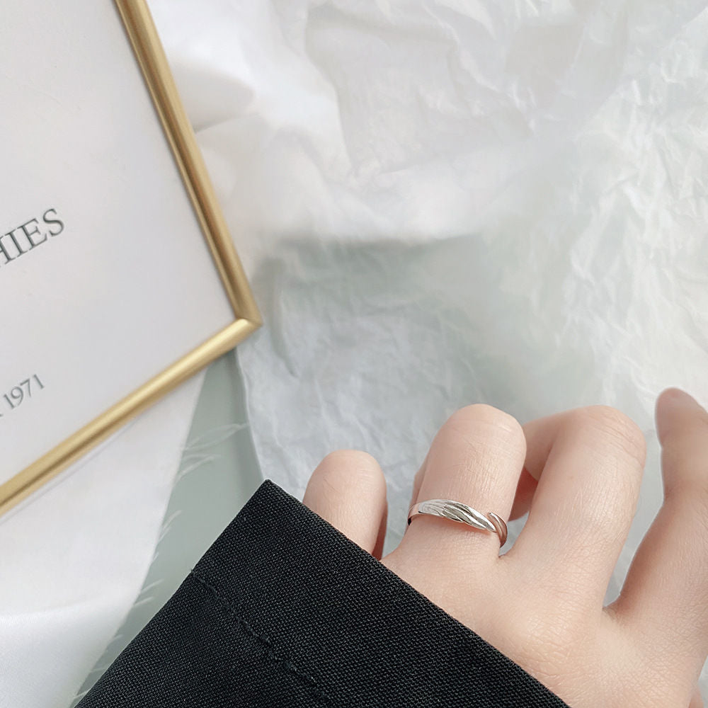 Devil Angel Couple Open Ring Set