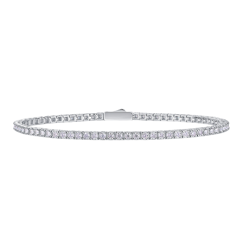 S925 Morganite Tennis Bracelet