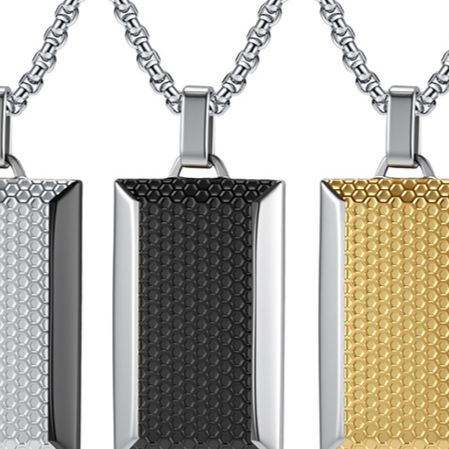 Square Men's Necklace