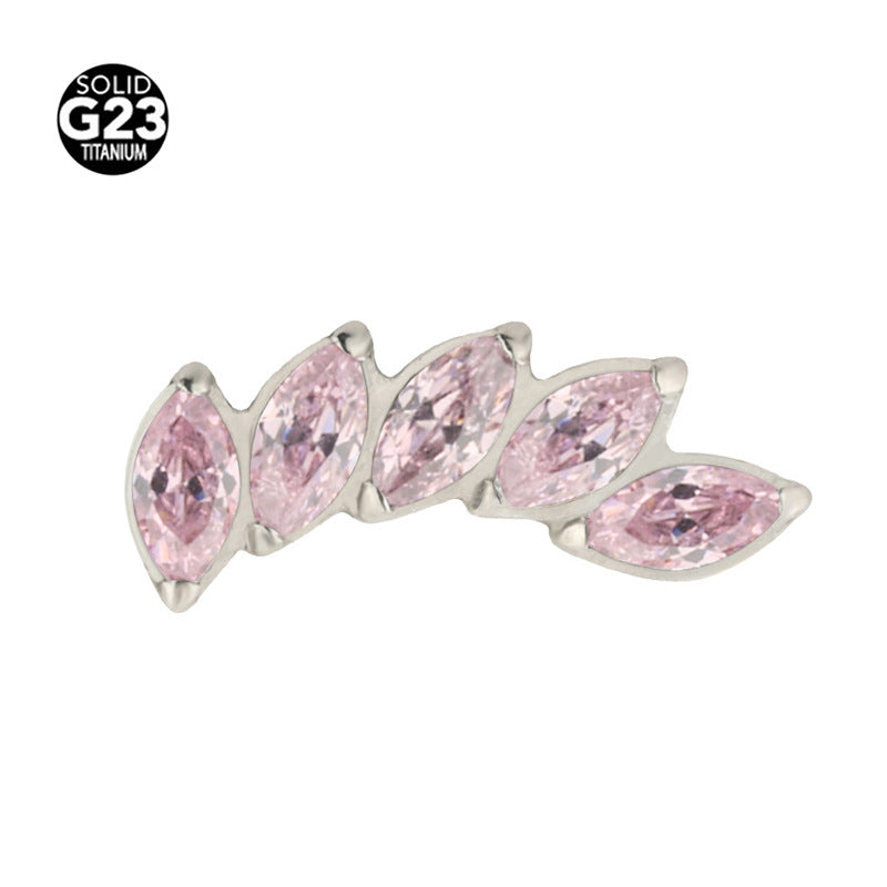 Five-Piece Stud Earrings