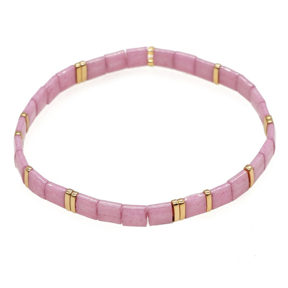 Handwoven Glass Bead Ethnic Bracelet