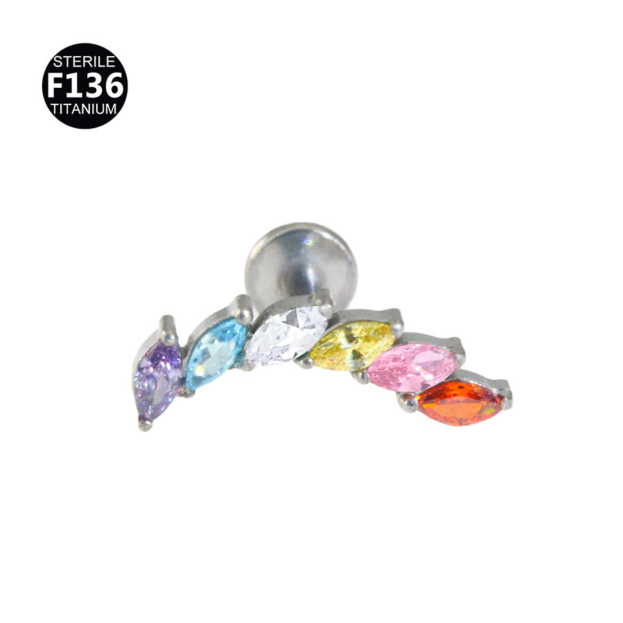Five-Piece Stud Earrings