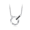 M�bius Ring Sterling Silver Couple Necklace