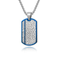 Men's Retro Moon Print Stainless Steel Necklace