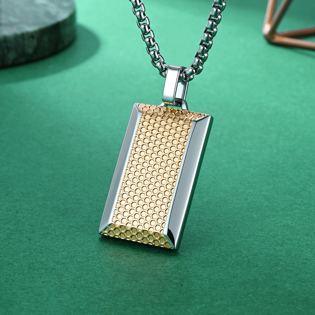 Square Men's Necklace