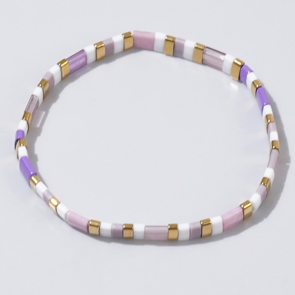 Handwoven Glass Bead Ethnic Bracelet