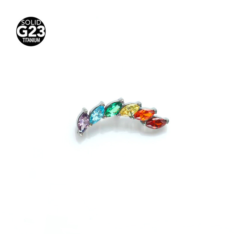 Five-Piece Stud Earrings
