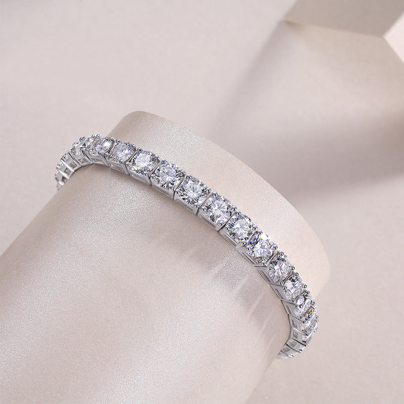 S925 Morganite Tennis Bracelet