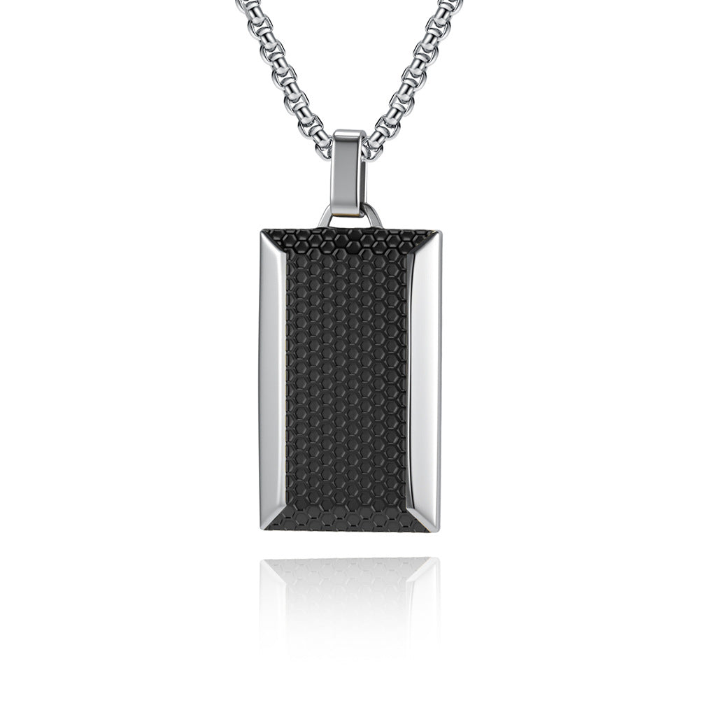 Square Men's Necklace
