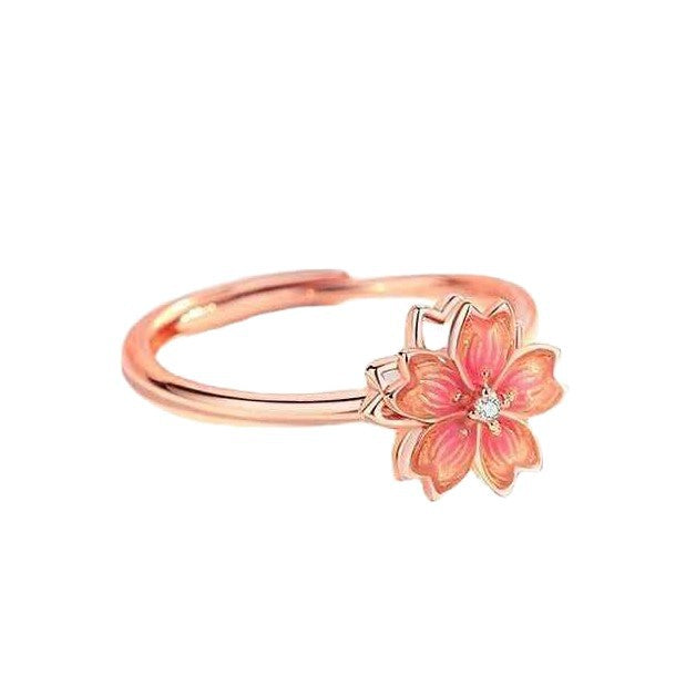 Floral Adjustable Spinning Ring