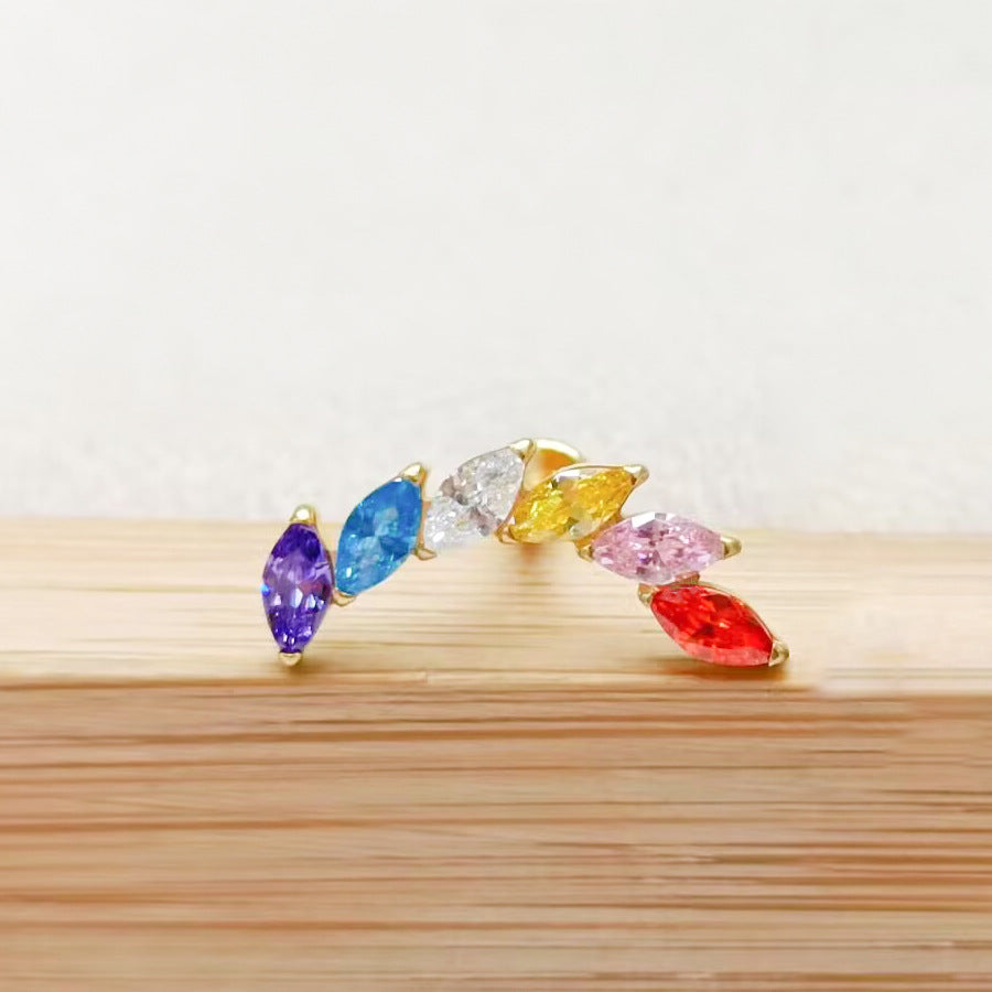 Five-Piece Stud Earrings