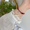 Braided Rope Bell Bracelet