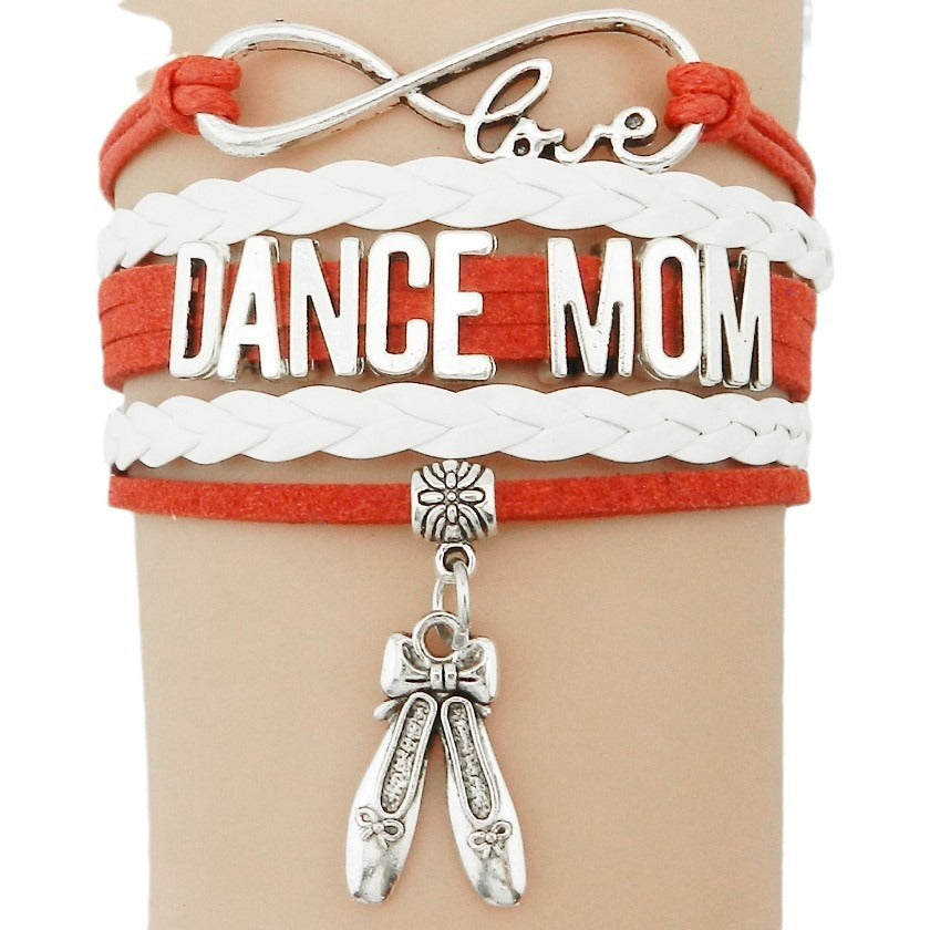 Women Multilayer Leather Rope Woven Bracelet