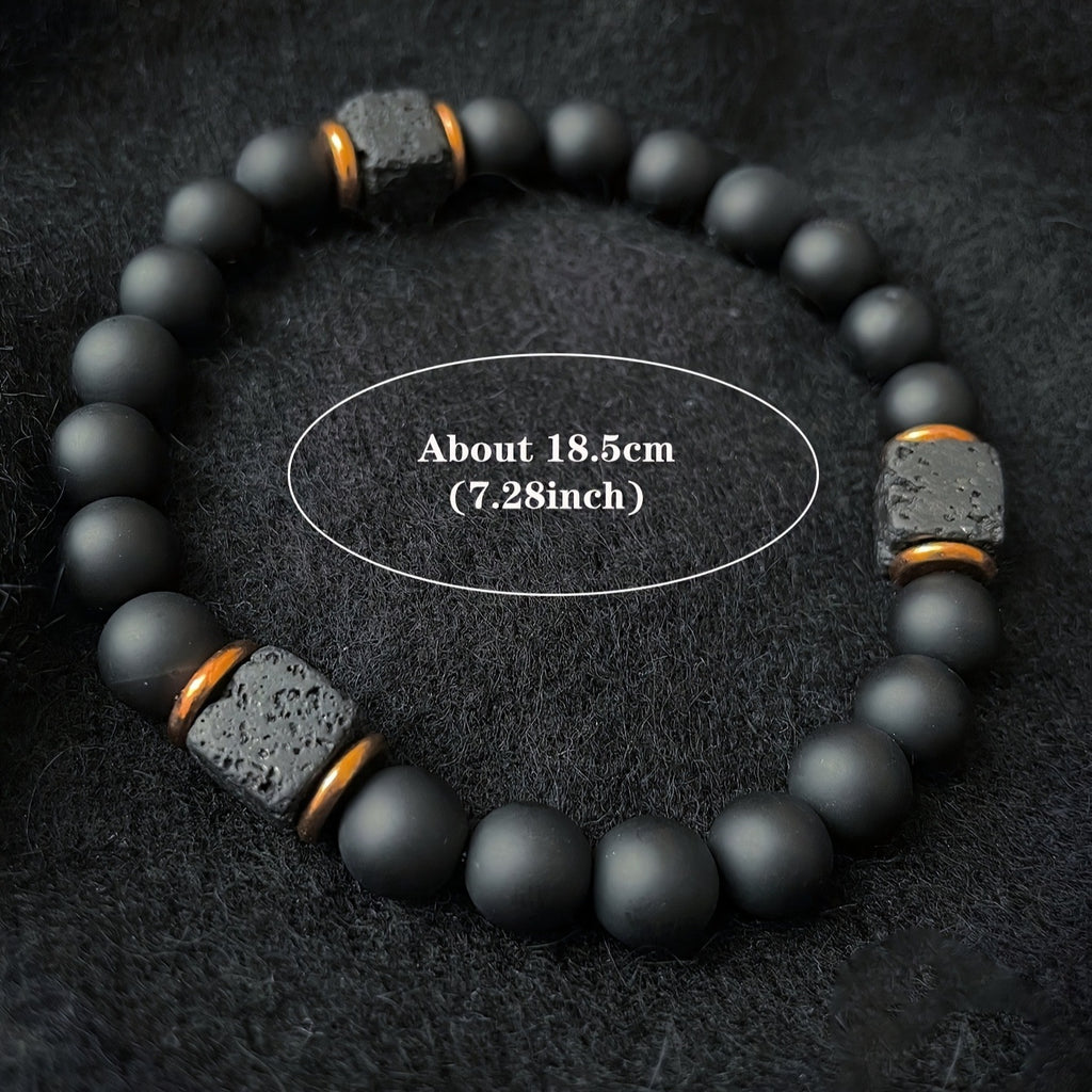 men's stone bracelet
