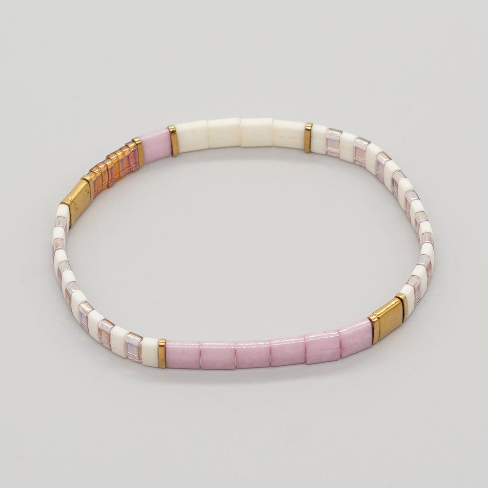 Handwoven Glass Bead Ethnic Bracelet