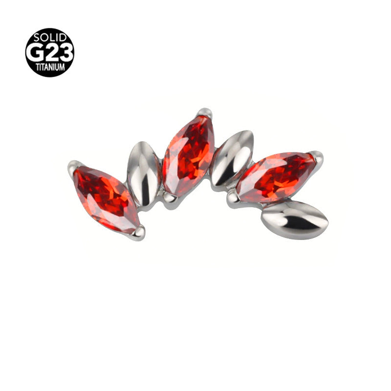 Five-Piece Stud Earrings