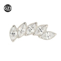 Five-Piece Stud Earrings