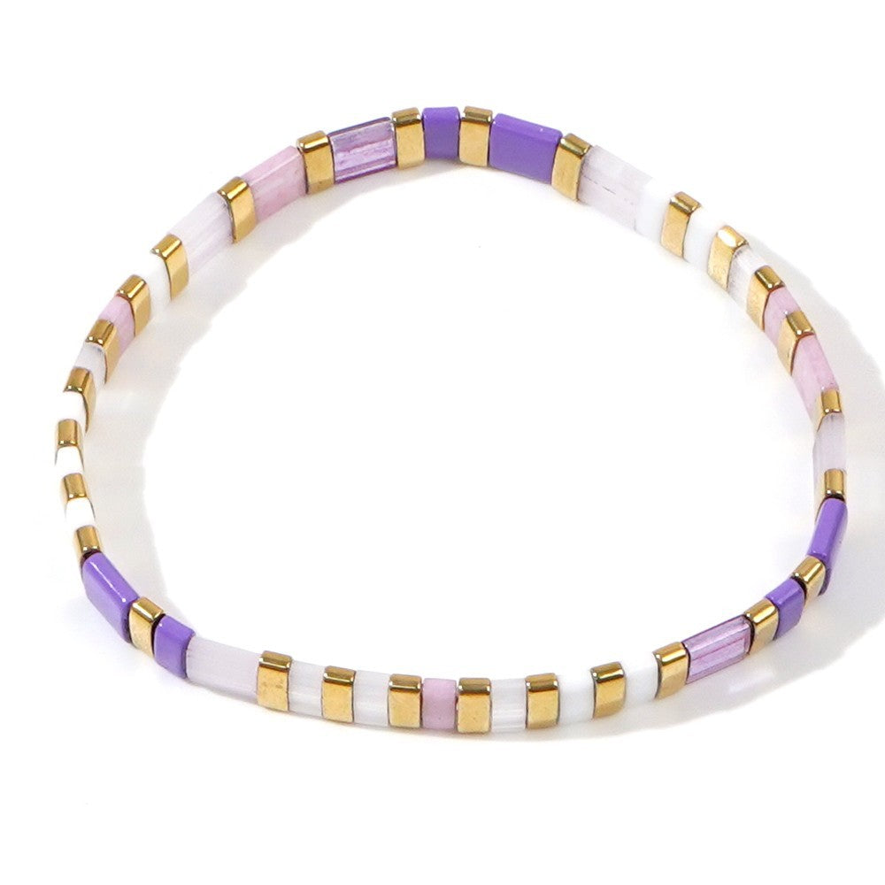 Handwoven Glass Bead Ethnic Bracelet
