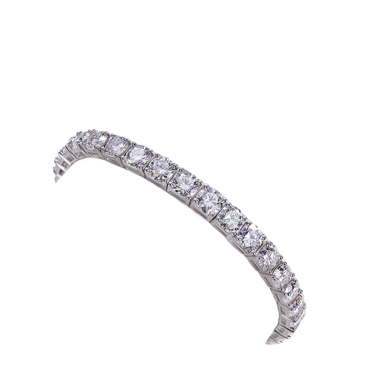 S925 Morganite Tennis Bracelet