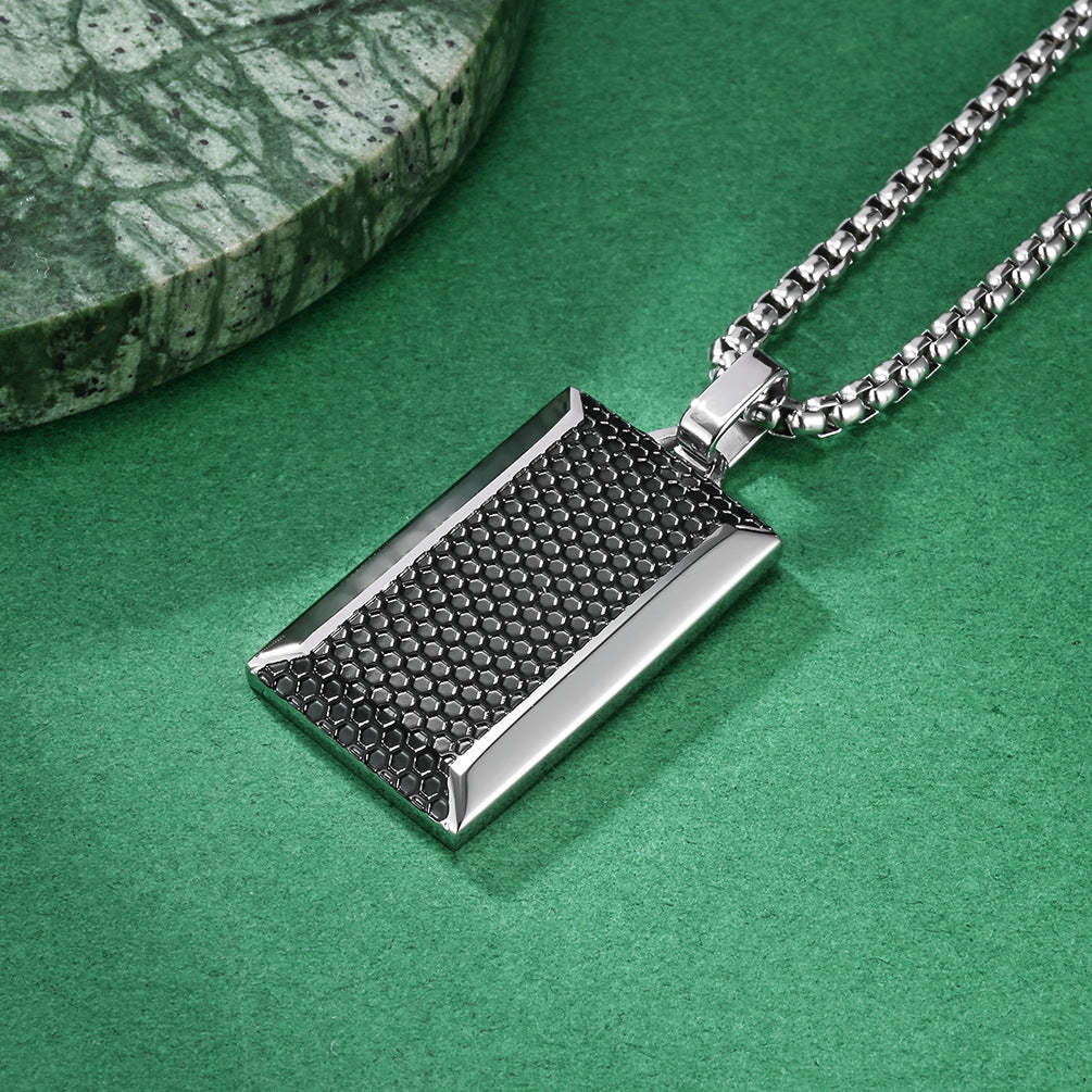Square Men's Necklace