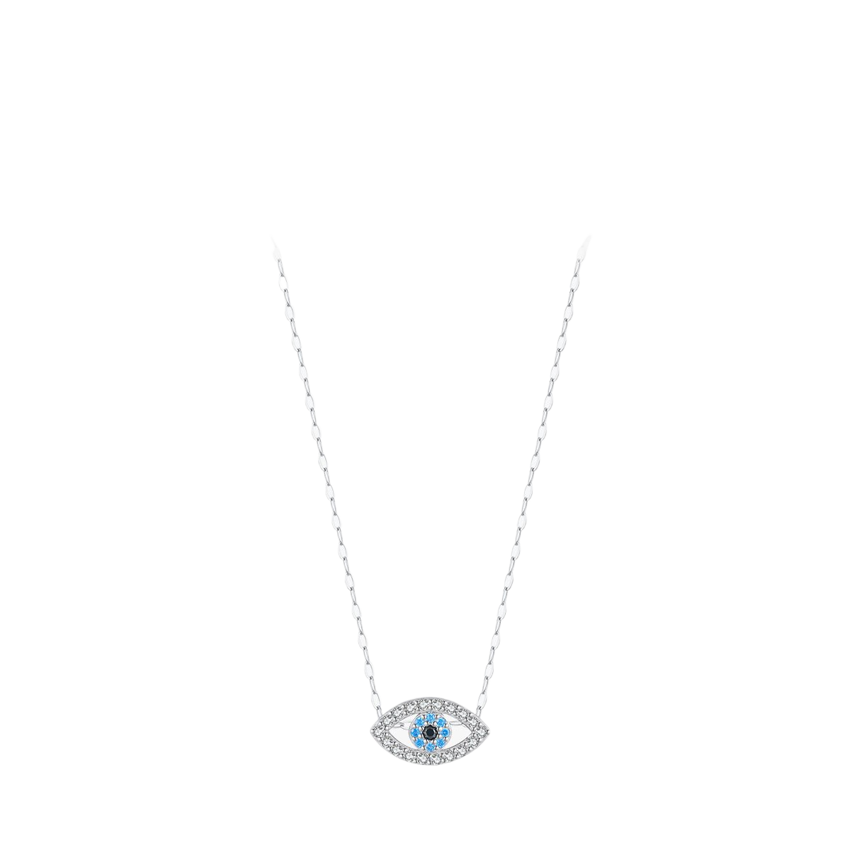 Modian S925 sterling silver micro-inlaid Devil's Eye necklace