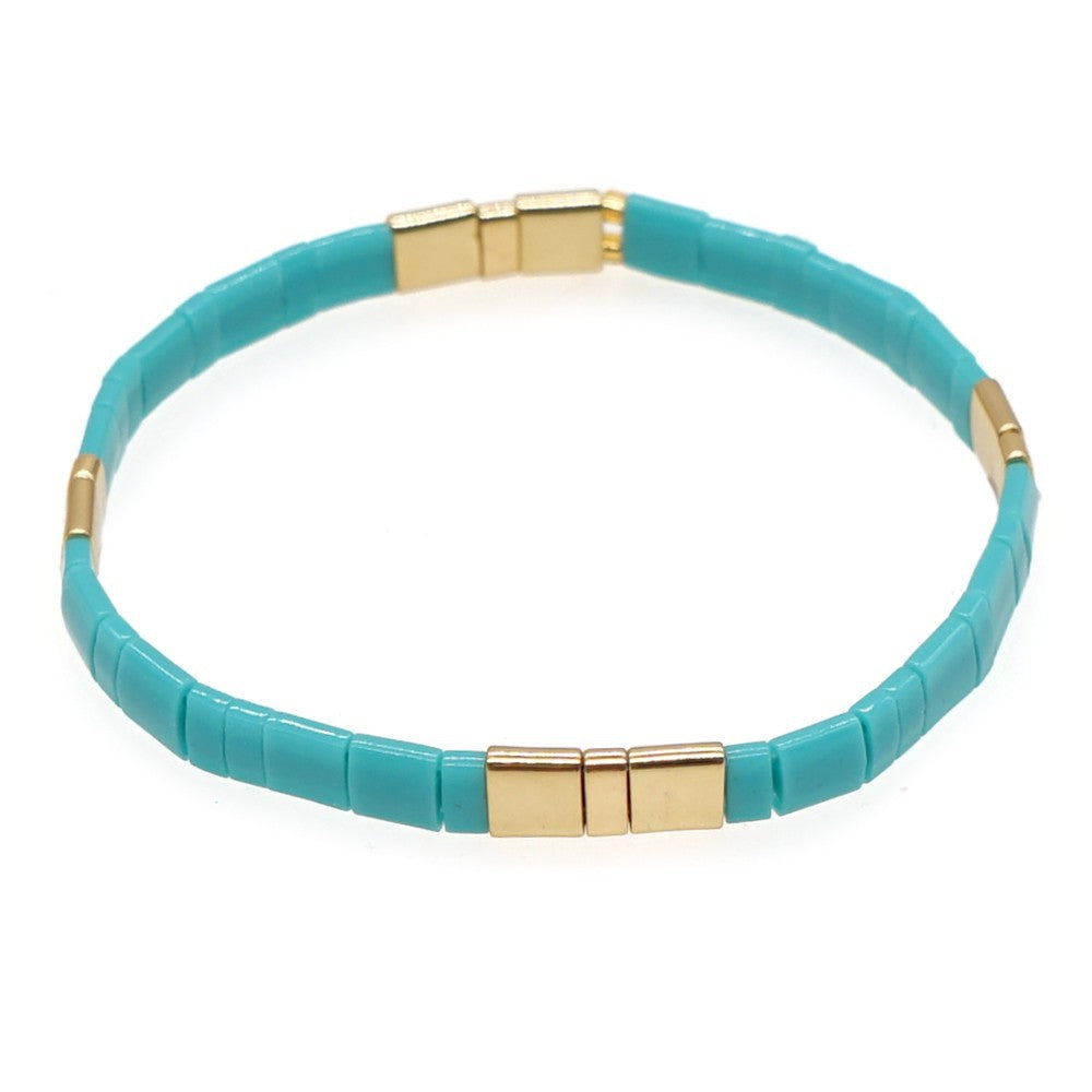 Handwoven Glass Bead Ethnic Bracelet