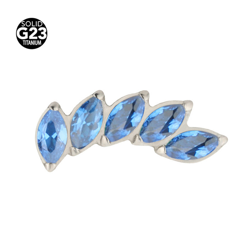 Five-Piece Stud Earrings