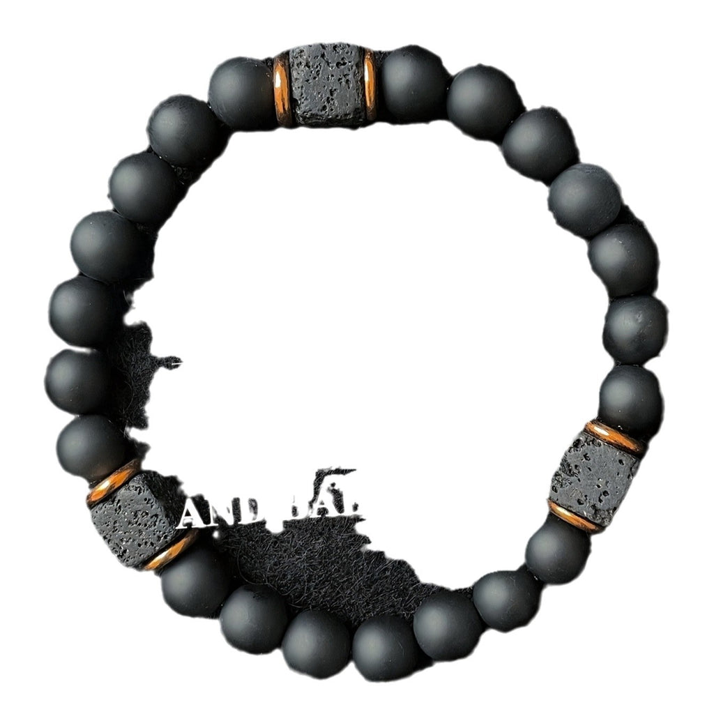 men's stone bracelet