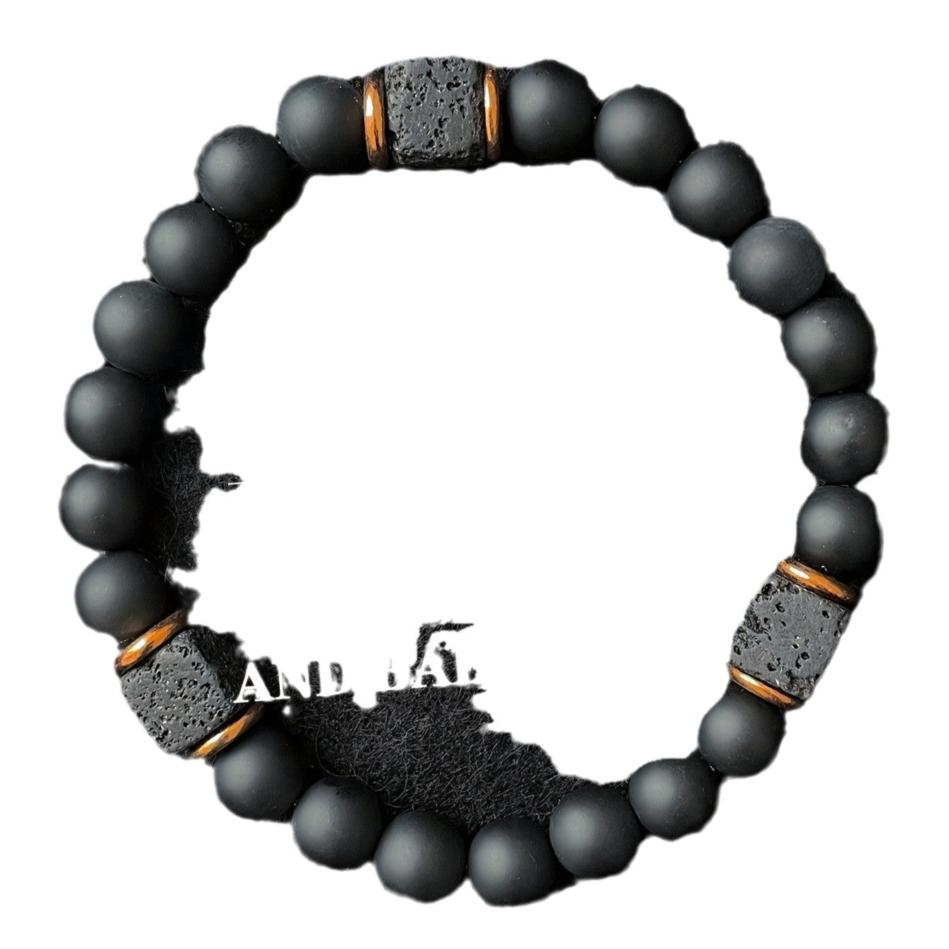 men's stone bracelet