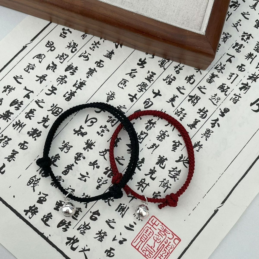 Braided Rope Bell Bracelet