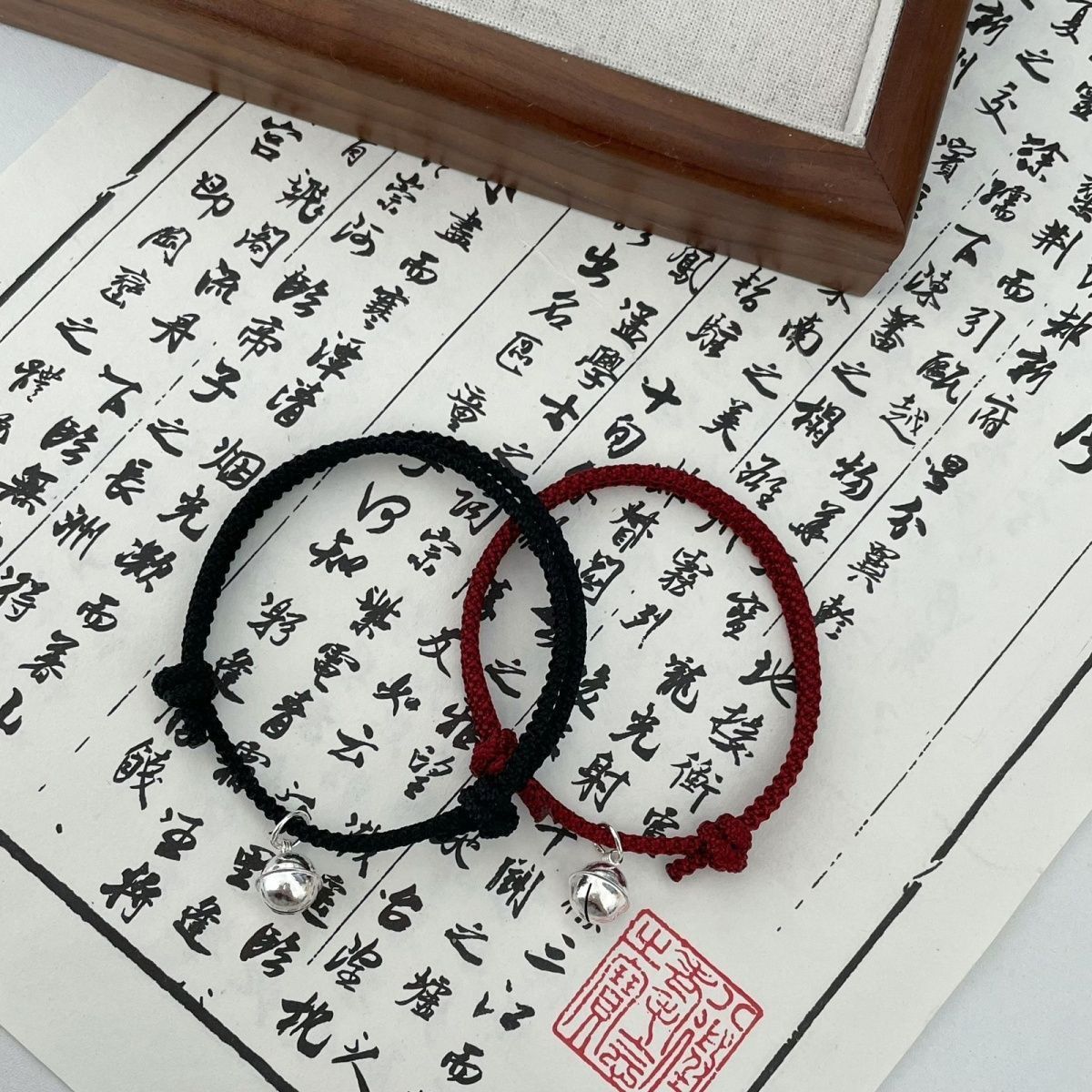 Braided Rope Bell Bracelet