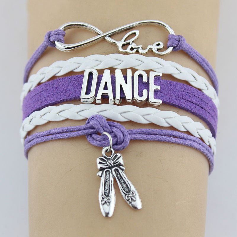 Women Multilayer Leather Rope Woven Bracelet