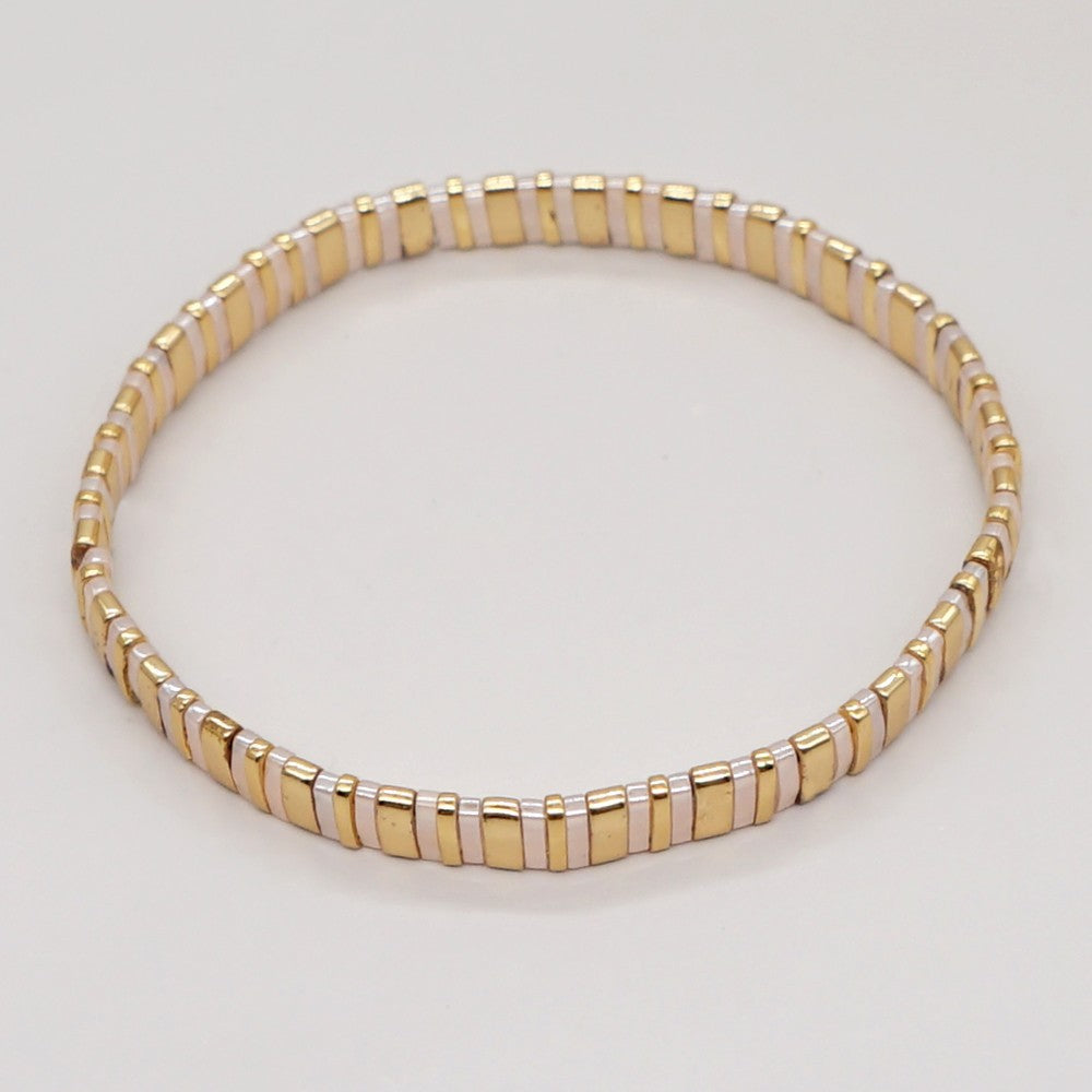 Handwoven Glass Bead Ethnic Bracelet