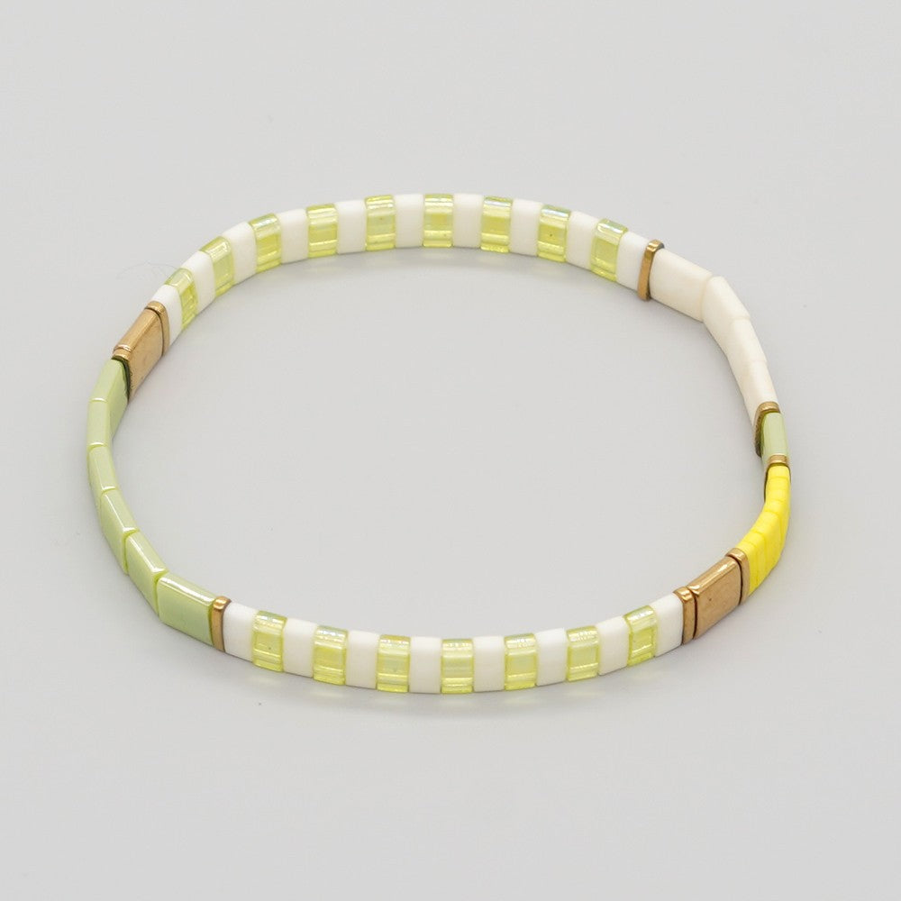 Handwoven Glass Bead Ethnic Bracelet