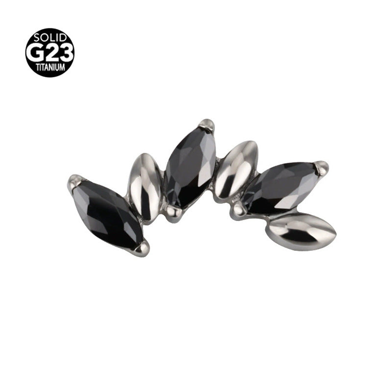 Five-Piece Stud Earrings