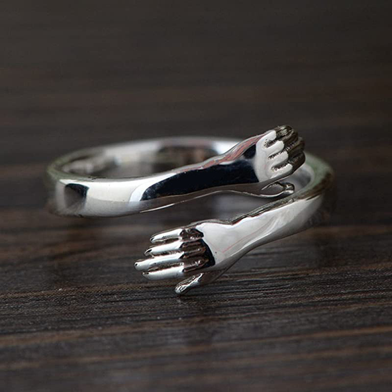 Adjustable Love Hug Couple Fashion Ring