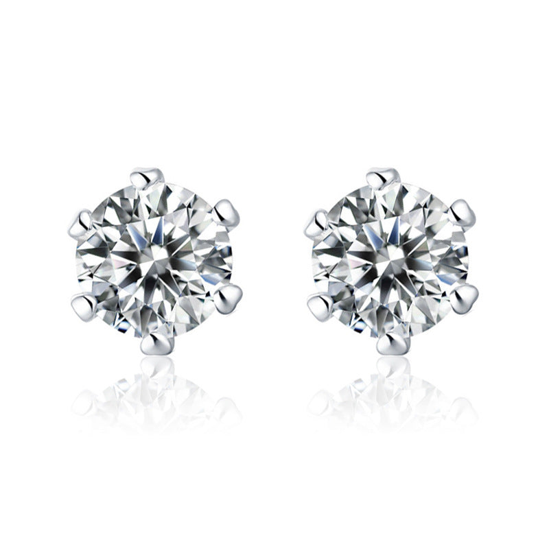 Imitation Moissanite Three-Piece Jewelry Set