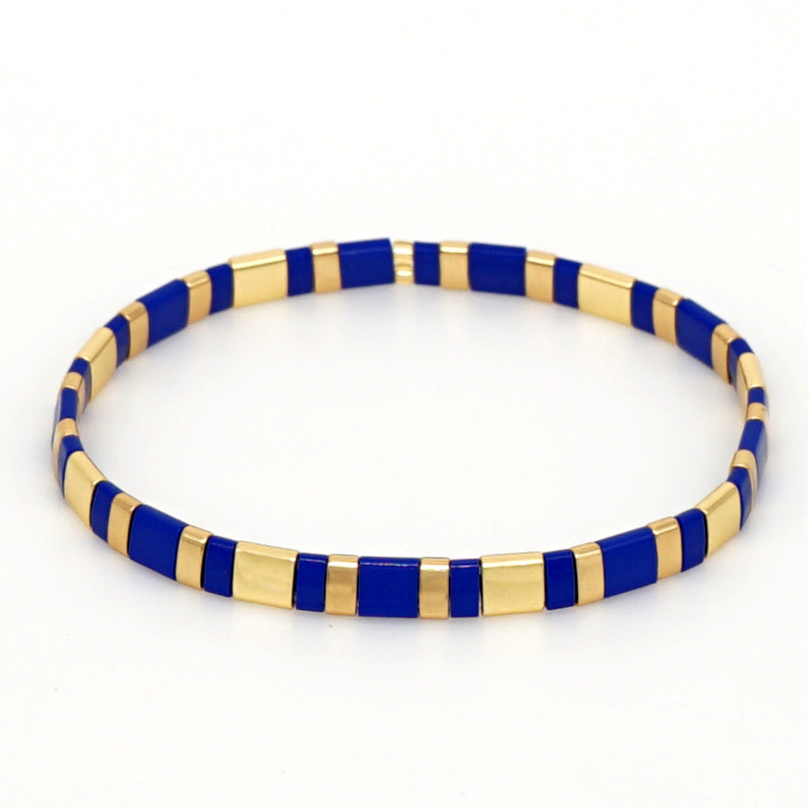 Handwoven Glass Bead Ethnic Bracelet